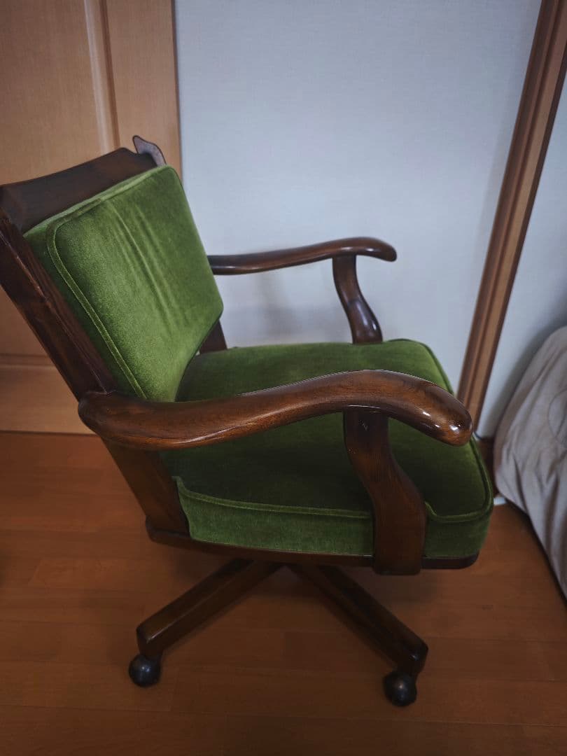 オールド カリモク コロニアルシリーズ デスクチェア ビンテージ