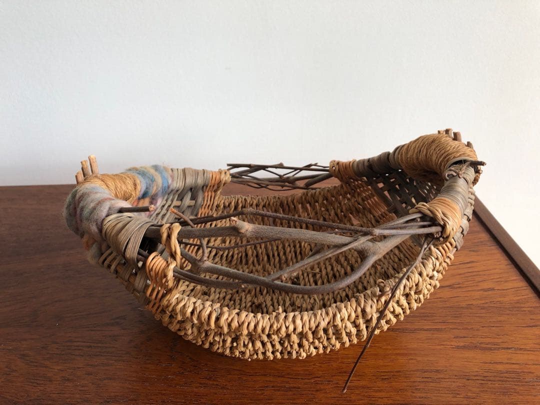 アメリカ カリフォルニア　かご２点セット