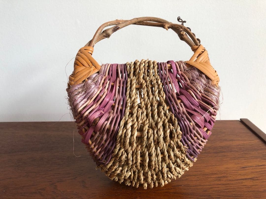 アメリカ カリフォルニア　かご２点セット