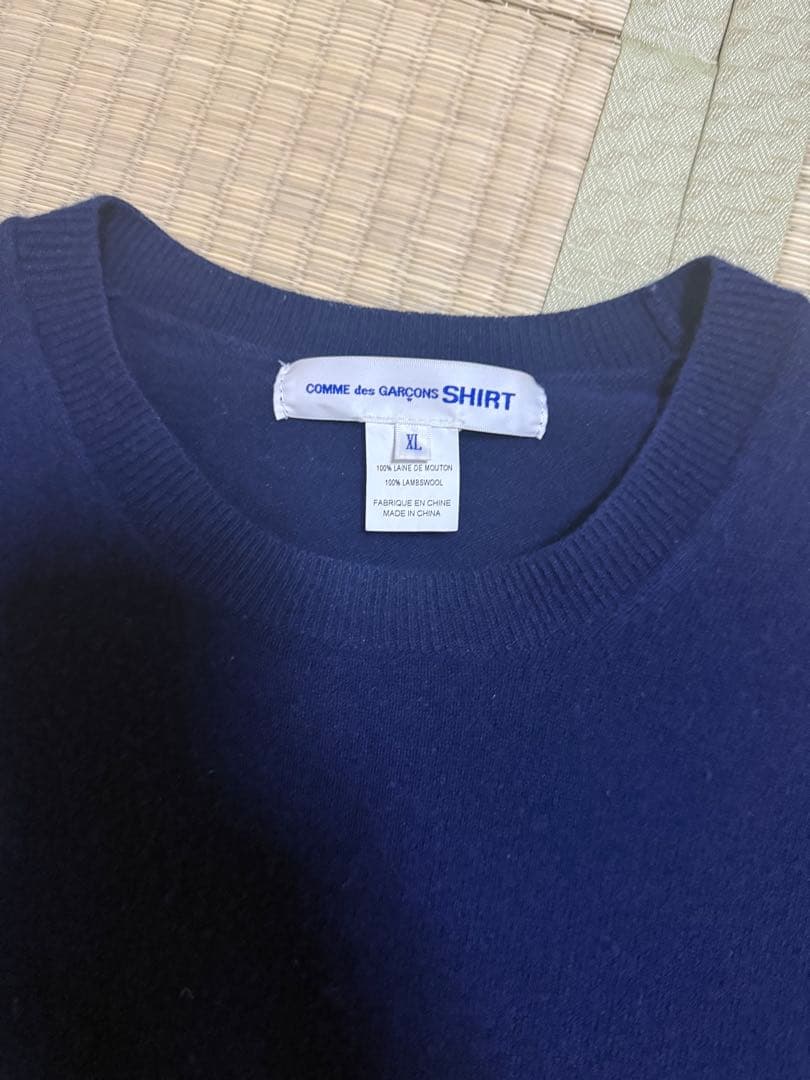 コムデギャルソンシャツ　ニット　xl comme des garcons CDG