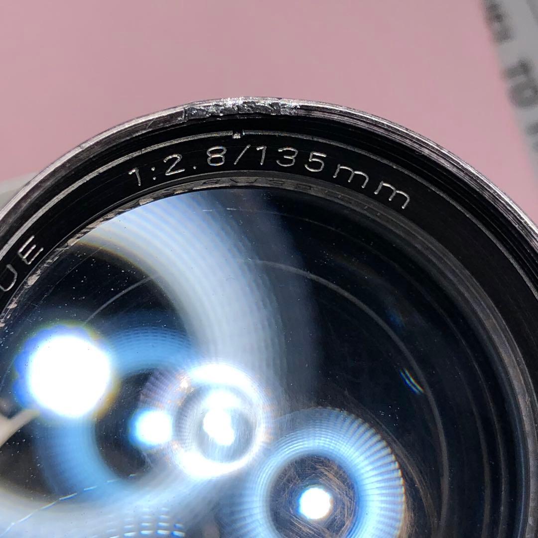 ゼブラ柄　REVUE 135mm f2.8 m42マウント