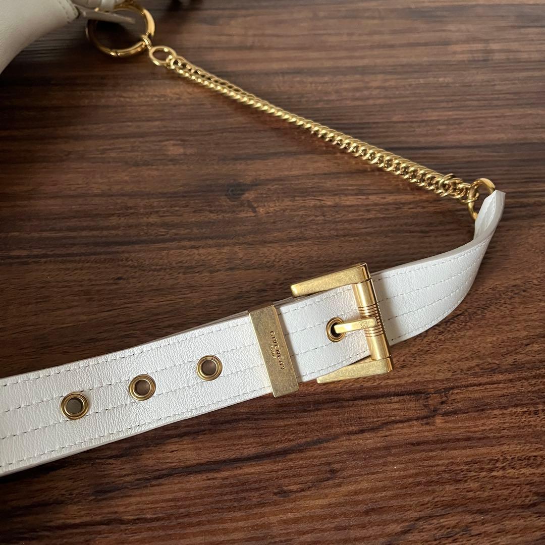 【美品！！】GIVENCHY ジバンシー ジバンシィ ボディバッグ ロゴ レザー