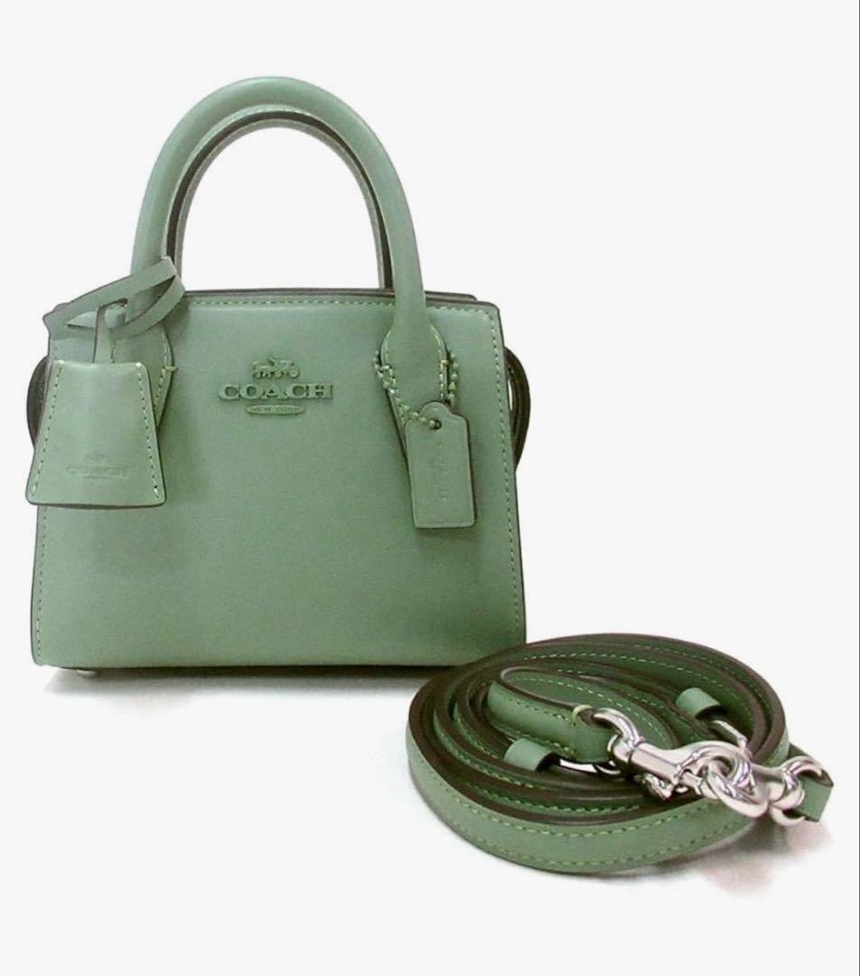戌*亥様 最終値下げ　COACH ミントグリーン ショルダーバッグ