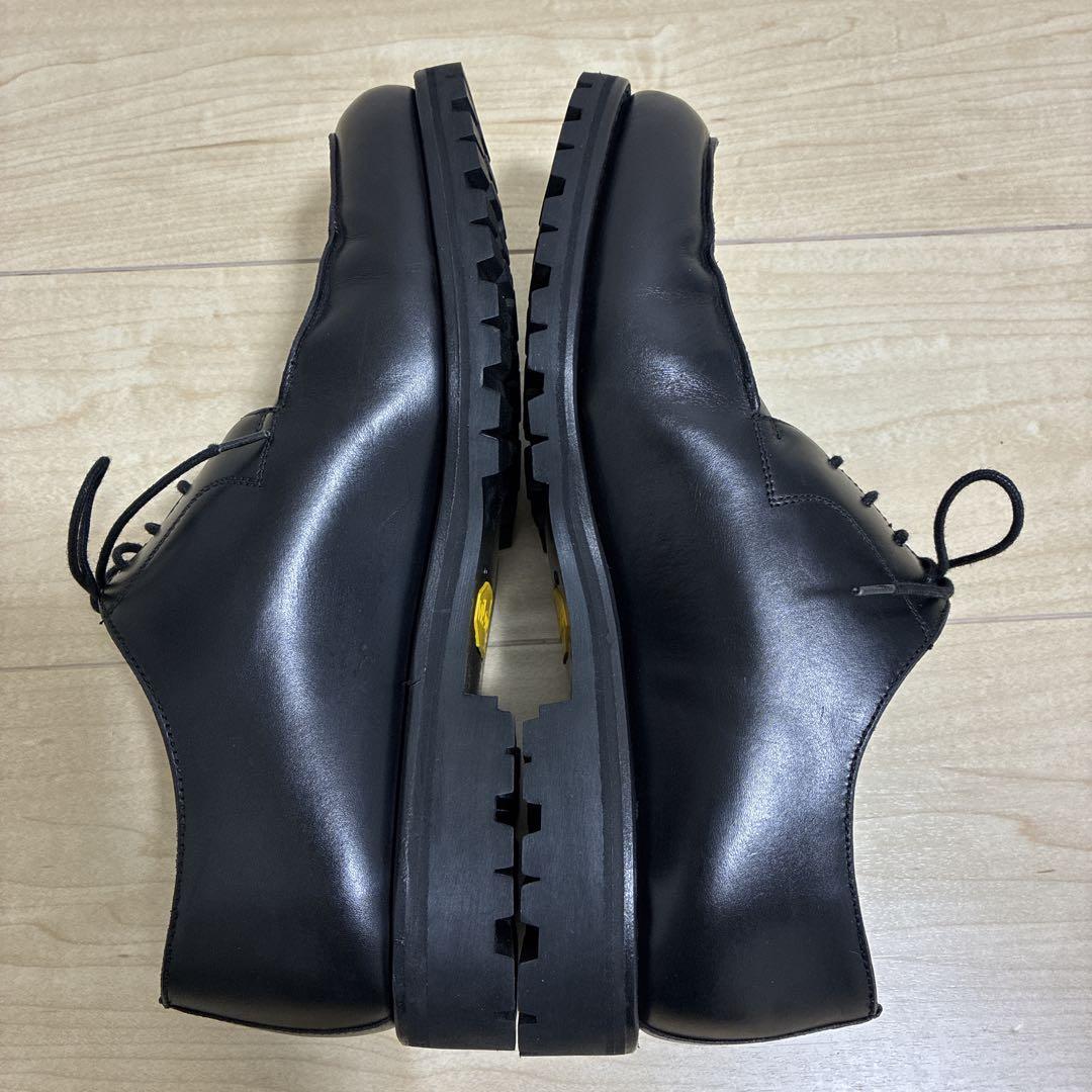 美品 Berwick バーウィック Uチップ 2369 ヴィブラム ソール 黒