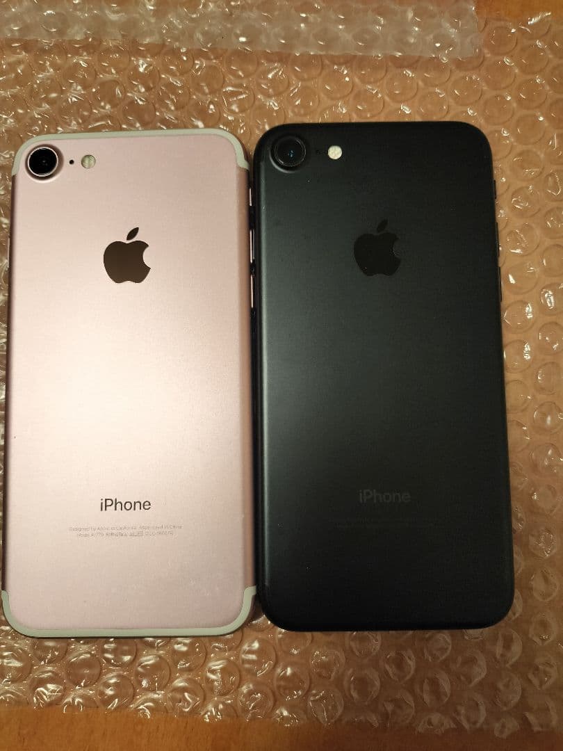 2台セットiPhone 7 128GB バッテリー100% simフリー