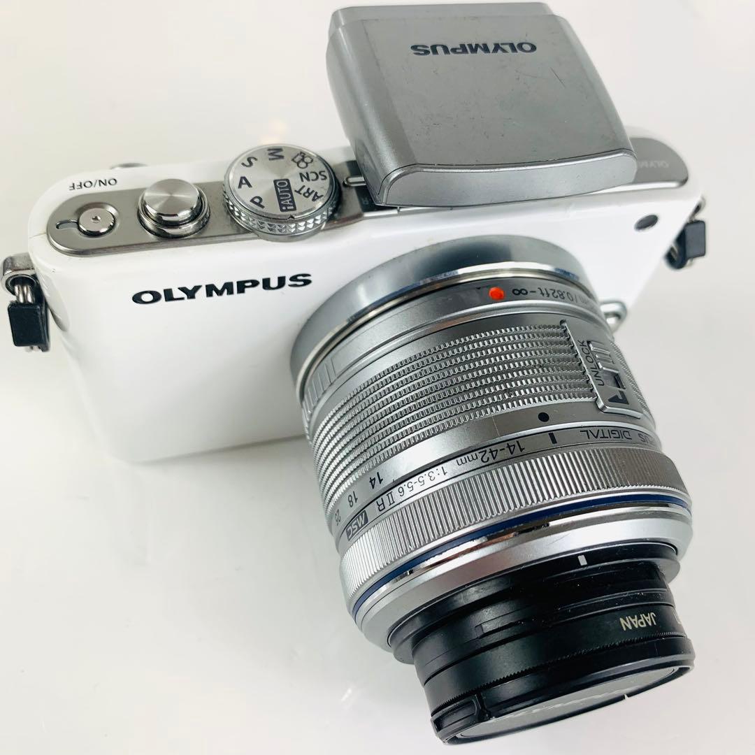 OLYMPUS オリンパス E-PL3 レンズセット バッテリー6個付き