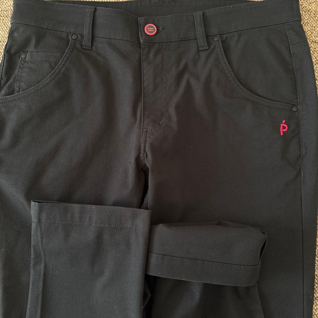 現行モデル　美品　パーリーゲイツ　パンツ　黒　L〜XL相当 コットン素材　5