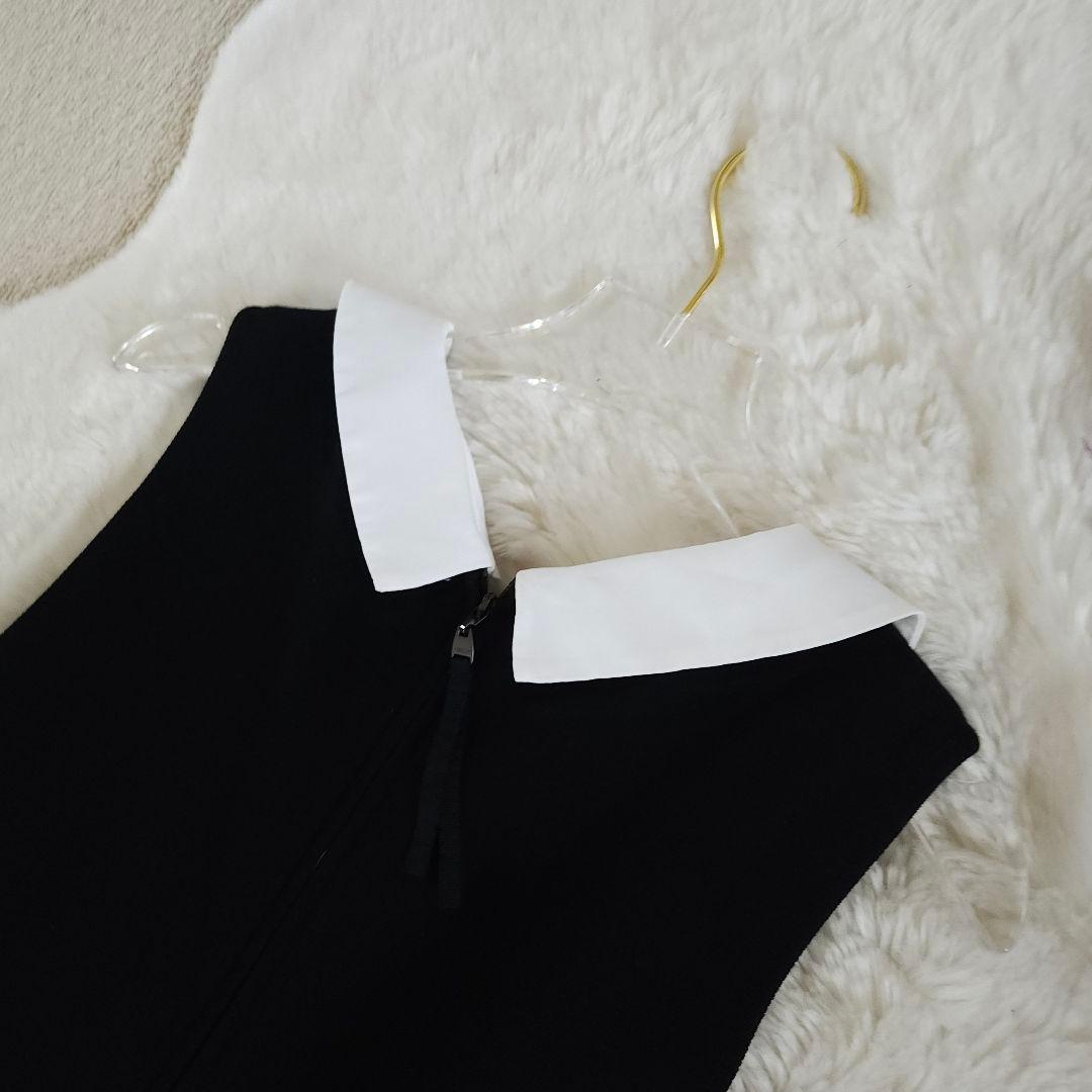 DAISY LIN 襟付き2WAYフレアーワンピース ブラック42サイズ