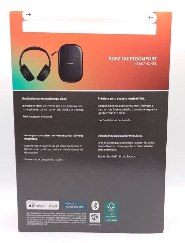 BOSE QUIETCOMFORT ヘッドフォン ノイキャン 黒
