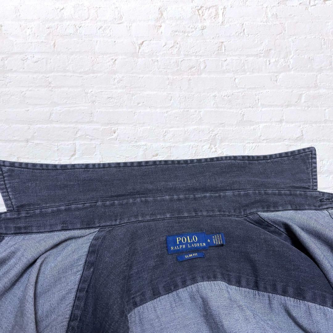 ‼️大人気‼️ ラルフローレン デニムシャツ ブラック　NO3663