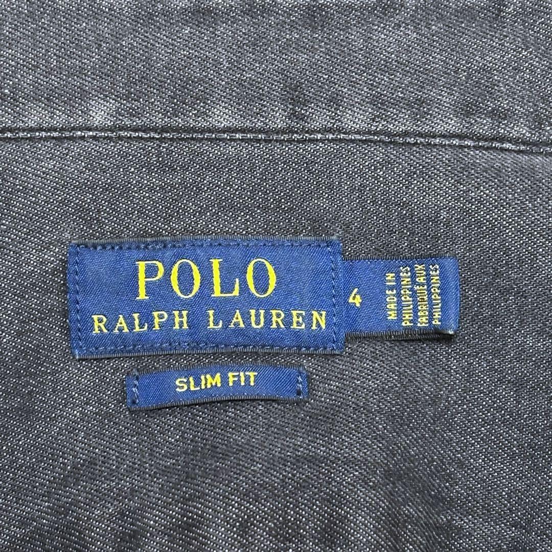 ‼️大人気‼️ ラルフローレン デニムシャツ ブラック　NO3663