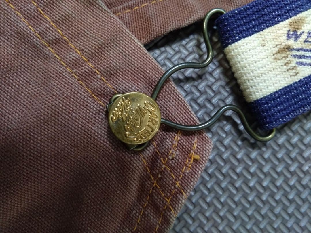 CARTER'S 50s ヴィンテージブラウン オーバーオール