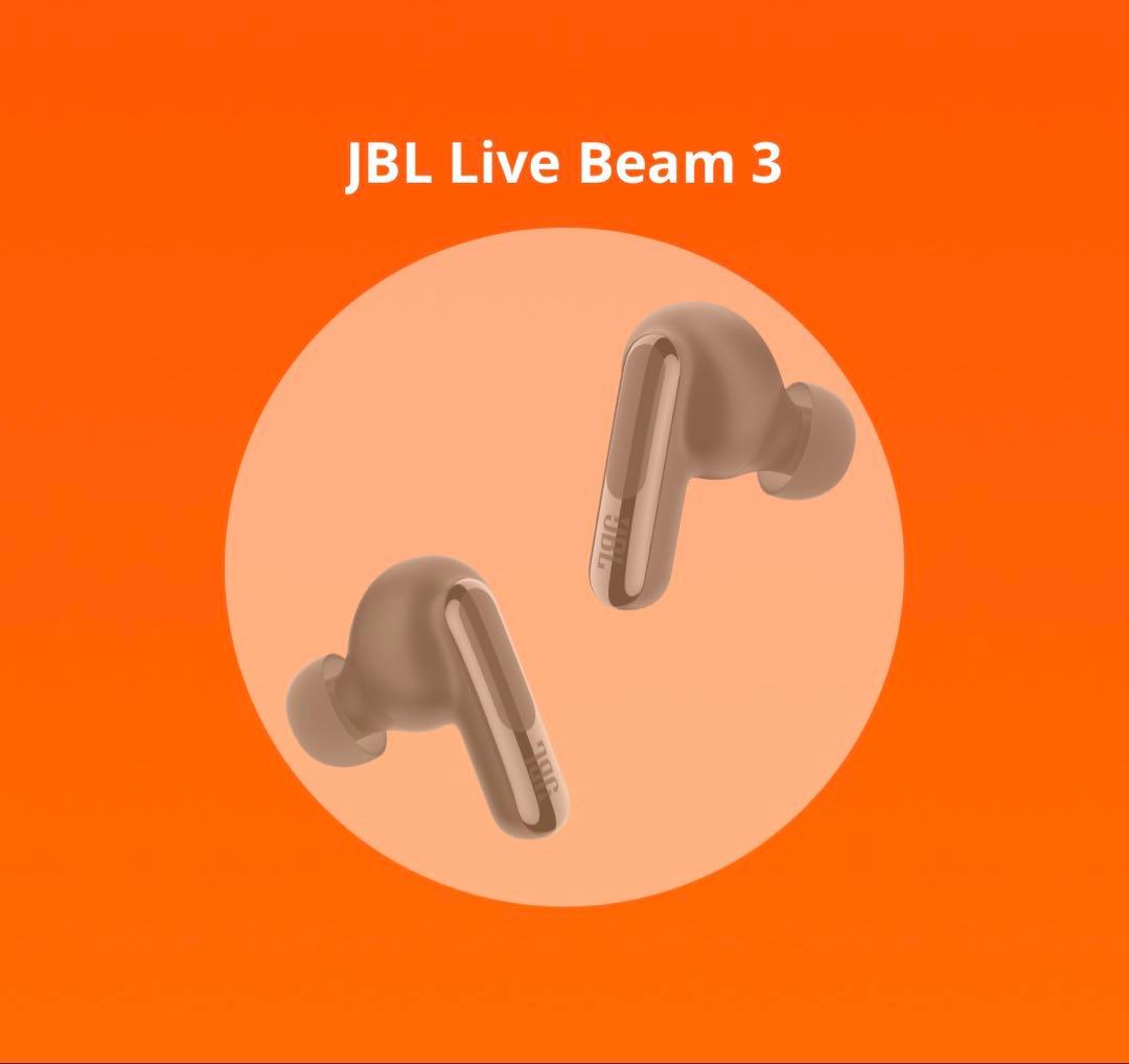 JBL Live Beam3ワイヤレスイヤホン ブラック 美品