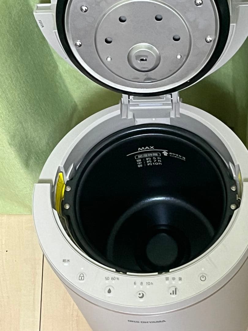 領収書付き+IRIS OHYAMA スチーム加湿器 KHM-MHU401-C