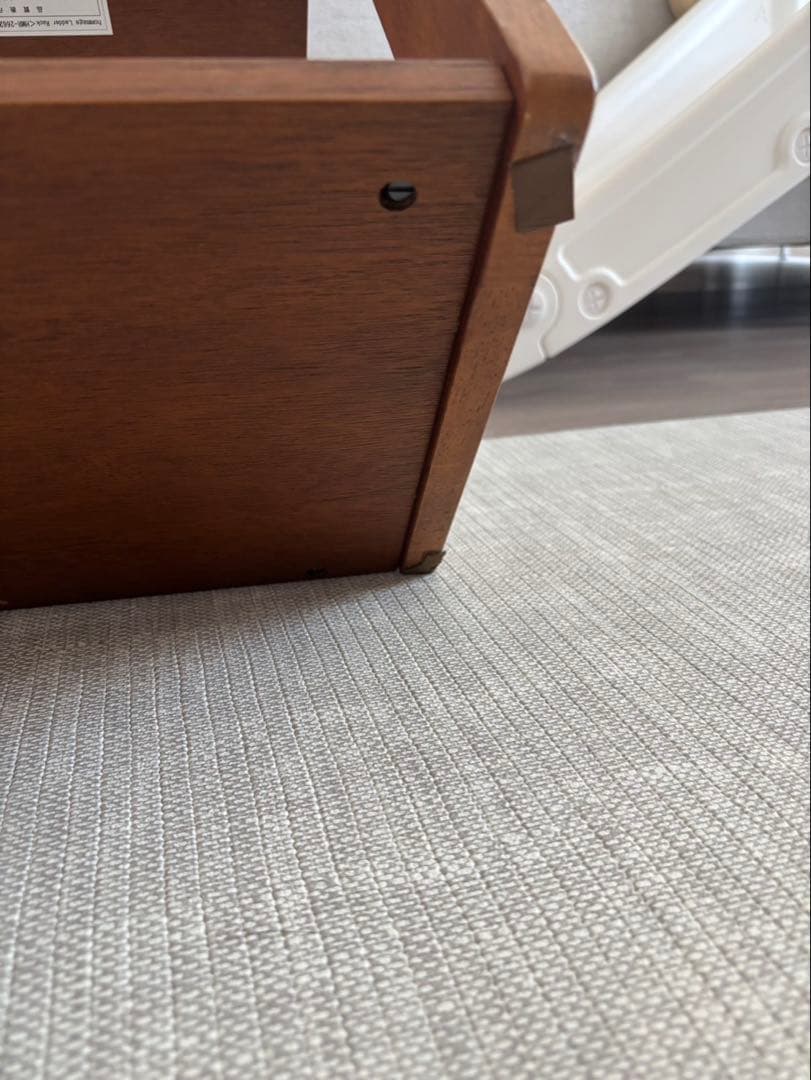 5段木製ラック ブラウン