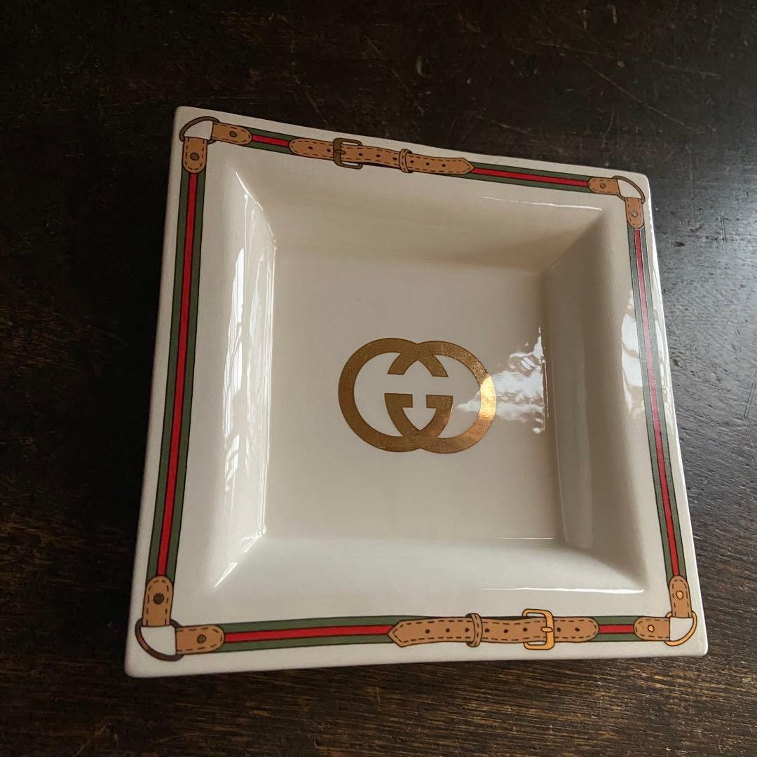 オールドグッチ　灰皿　GUCCI 箱付き　未使用品　美品　アッシュトレイ