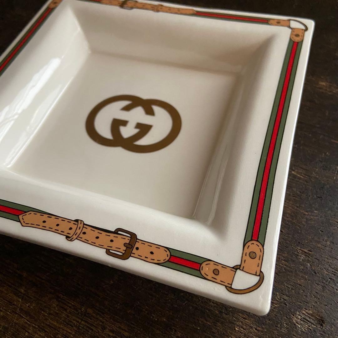 オールドグッチ　灰皿　GUCCI 箱付き　未使用品　美品　アッシュトレイ