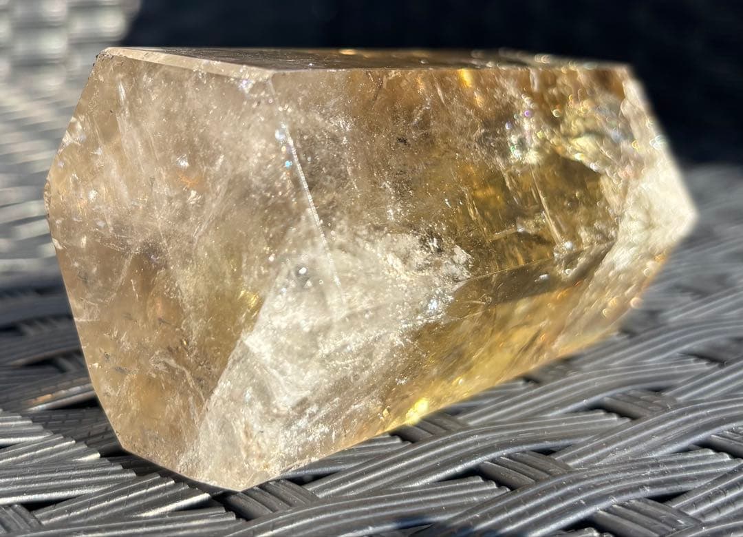 【天然石】爆虹　シトリン　タワー②