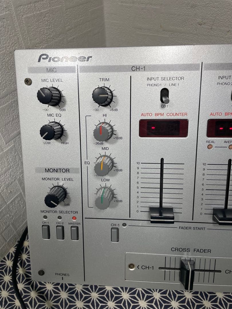 pioneer dj パイオニア　DJM-300 シルバー　フェーダーメンテ