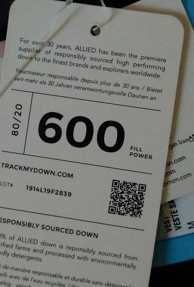 新品　サロモン　Salomon　600 fill poweダウンベスト　M