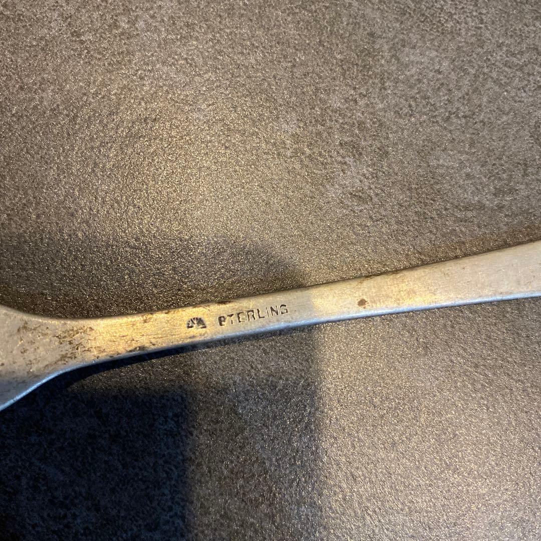 銀製　アンティークフォーク