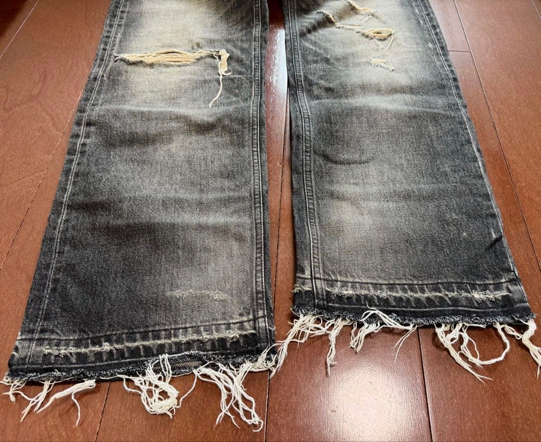 専用　CELINE 24SS ヴィンテージ加工 デストロイ デニムパンツ