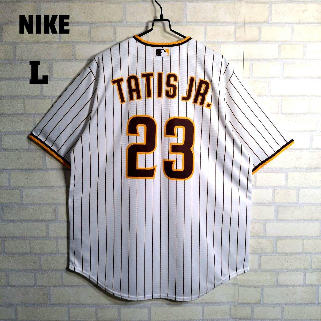 ナイキ★MLB パドレス タティス.Jr ユニホーム ゲームシャツ ホーム L