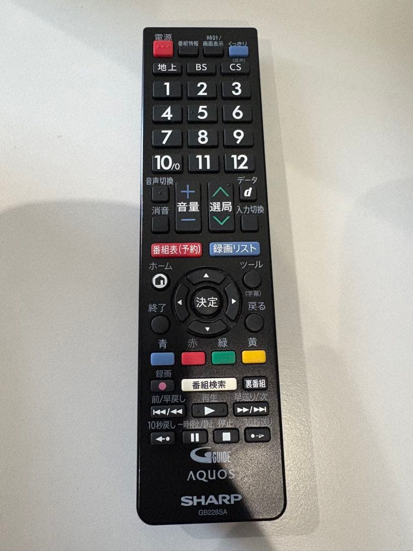 SHARP AQUOS LC-32S5 32インチ液晶テレビ リモコン付き