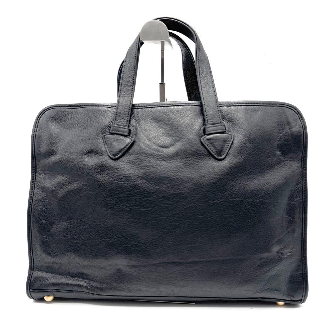 LOEWE ロエベ ヘリテージ ビジネスバッグ 2way レザー ショルダー 黒