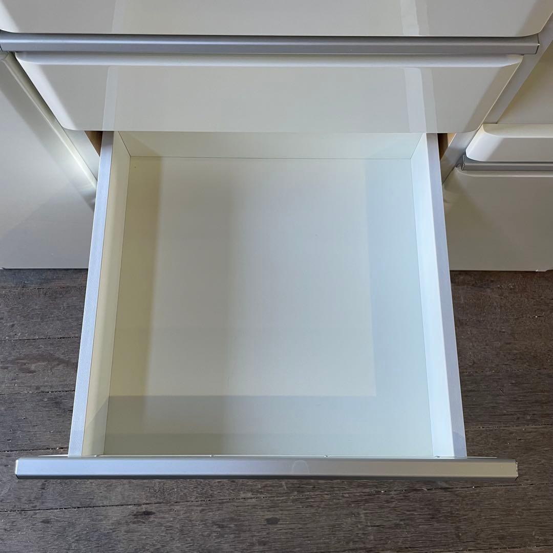 NITORI ニトリ 食器棚 120KB-WH キッチンボード アルミナ2 白