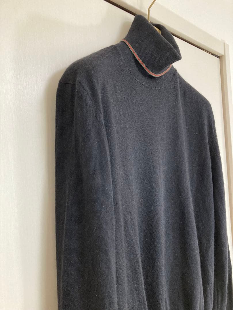 ☆美品☆ GUCCI シェリーライン　タートル　キャメル、カシミア混セーター