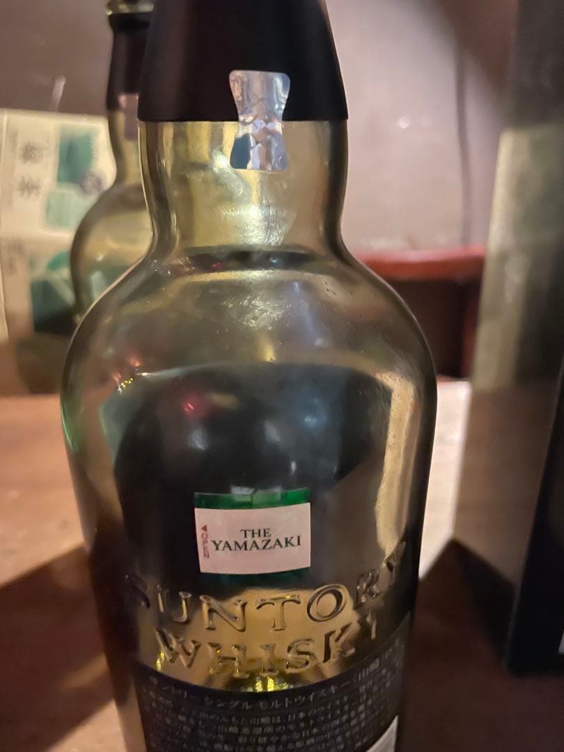 山崎 18年 シングルモルトウイスキー 750ml 空瓶