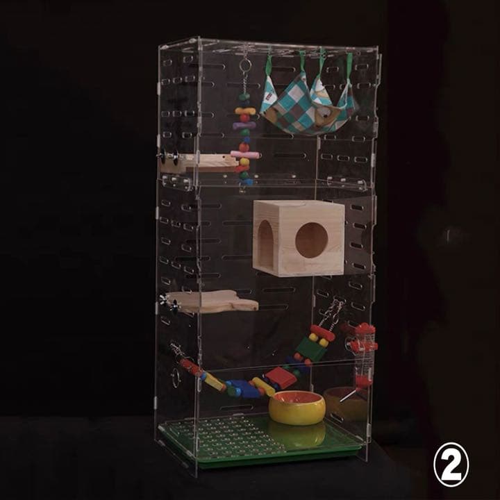 アクリルケージ　ケージ90(41×31×90cm) 小動物用　チンチラ　モモンガ