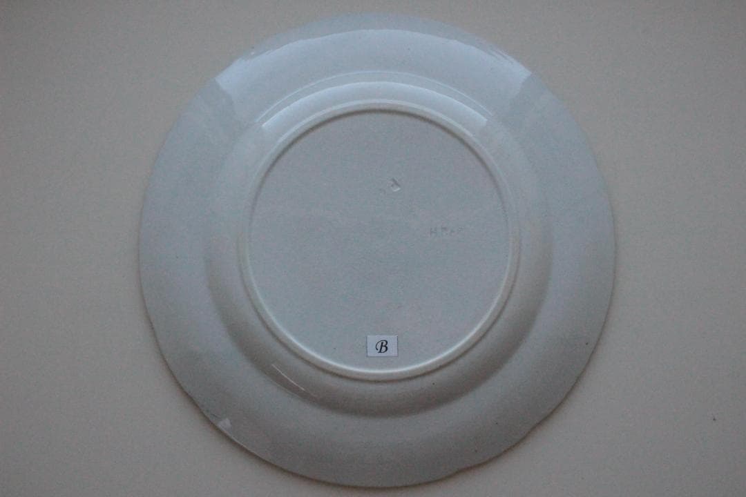 【B】フランスアンティーク・ショワジールロワVILLARDプレート