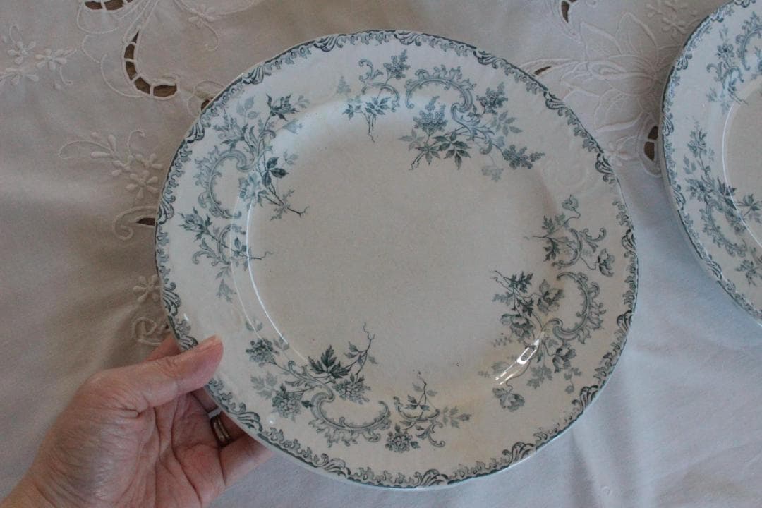 【B】フランスアンティーク・ショワジールロワVILLARDプレート