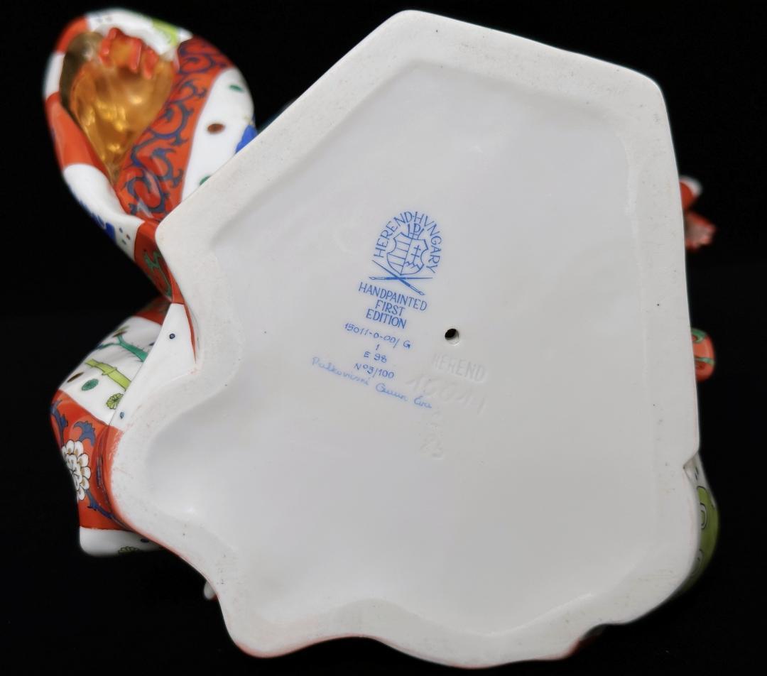 ヘレンド 世界限定品 カーニバル 西安の赤 ゲデレ 人形 マスターぺインター作品