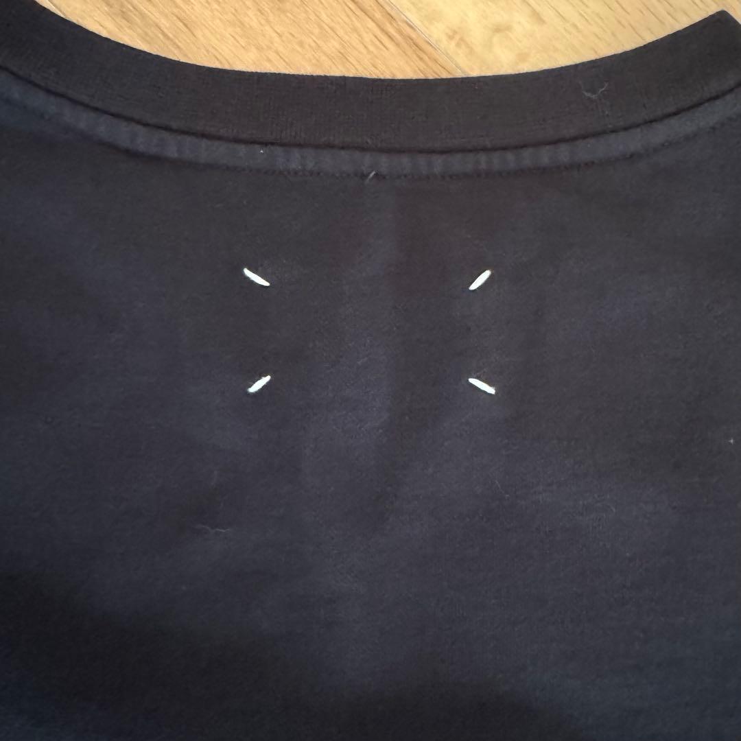 Maison Margielaマルジェラ 無地スウェット 黒 サイズ52