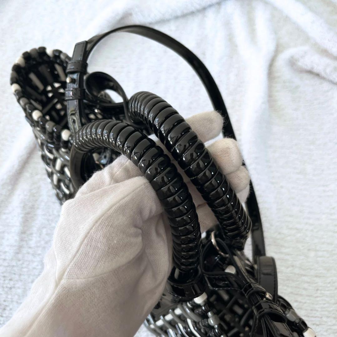 新品同様！BALENCIAGA バレンシアガ ビストロXS カゴバッグ