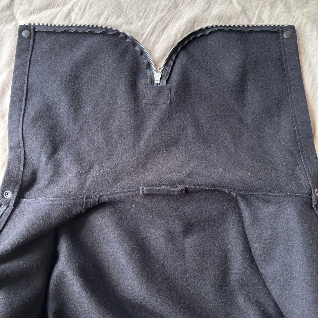 コモリ COMOLI フーデッドコート メルトンコート