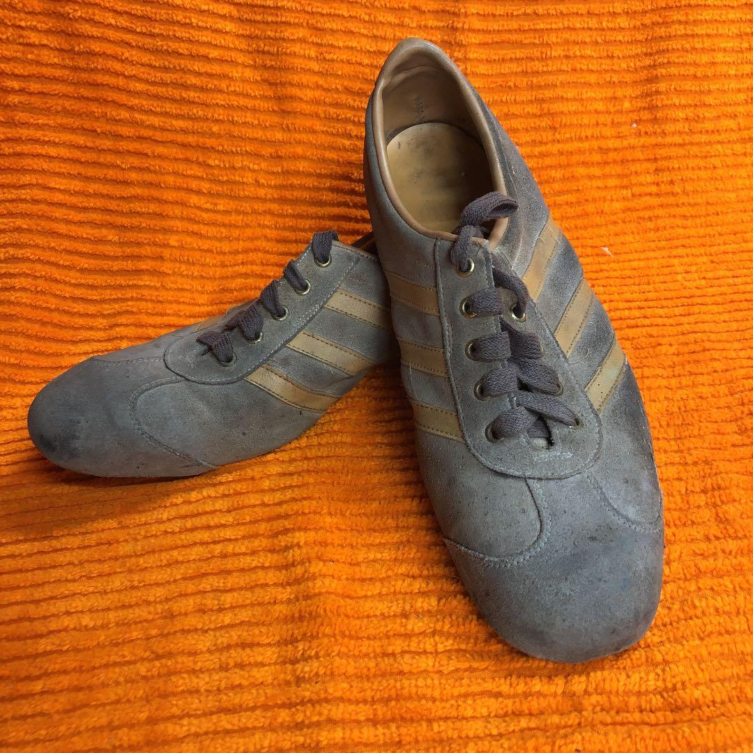 adidas アディダス　スニーカー　タバコ　スウェード　キット　バナナ