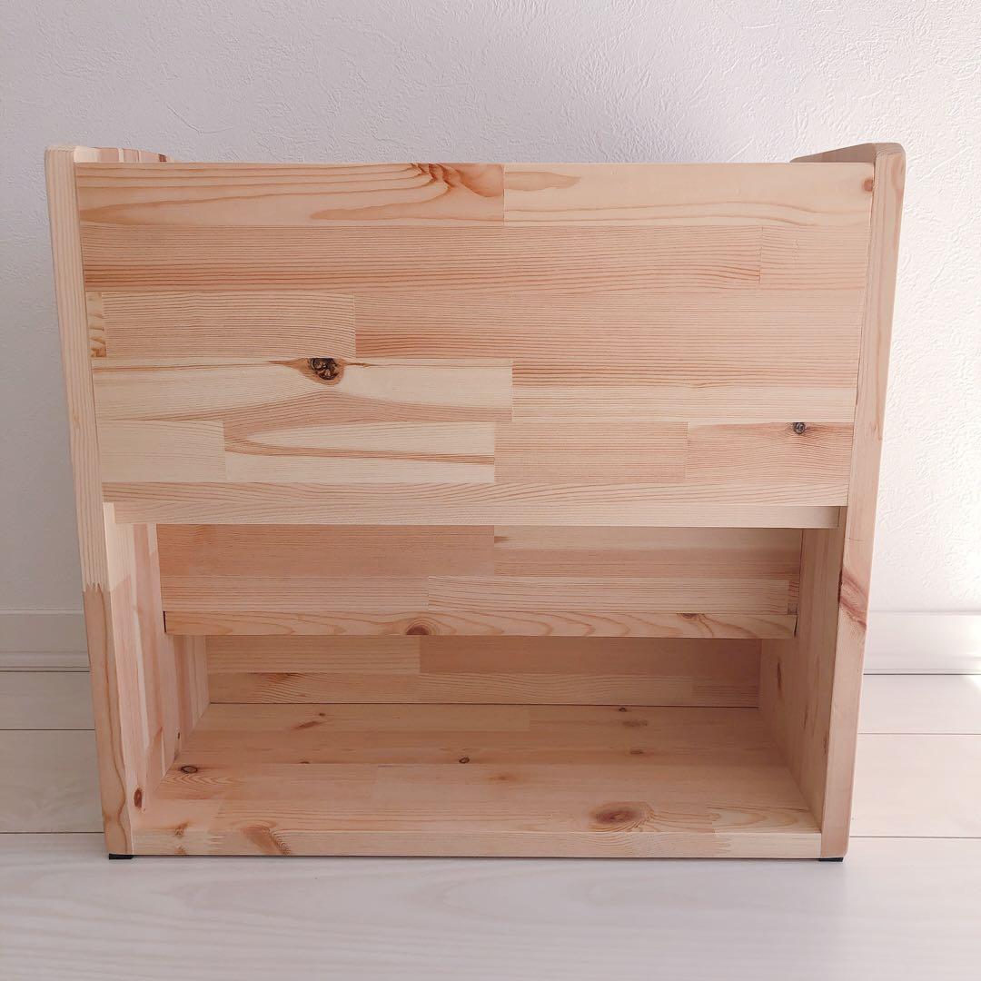 1点のみ▷▷30冊以上収納／絵本棚／ハンドメイド／本棚／