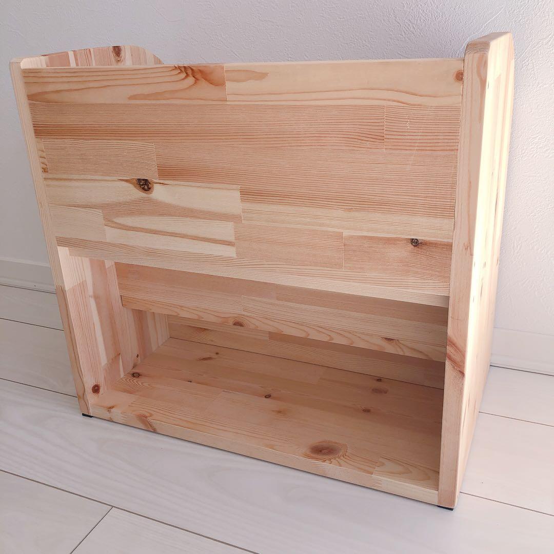 1点のみ▷▷30冊以上収納／絵本棚／ハンドメイド／本棚／