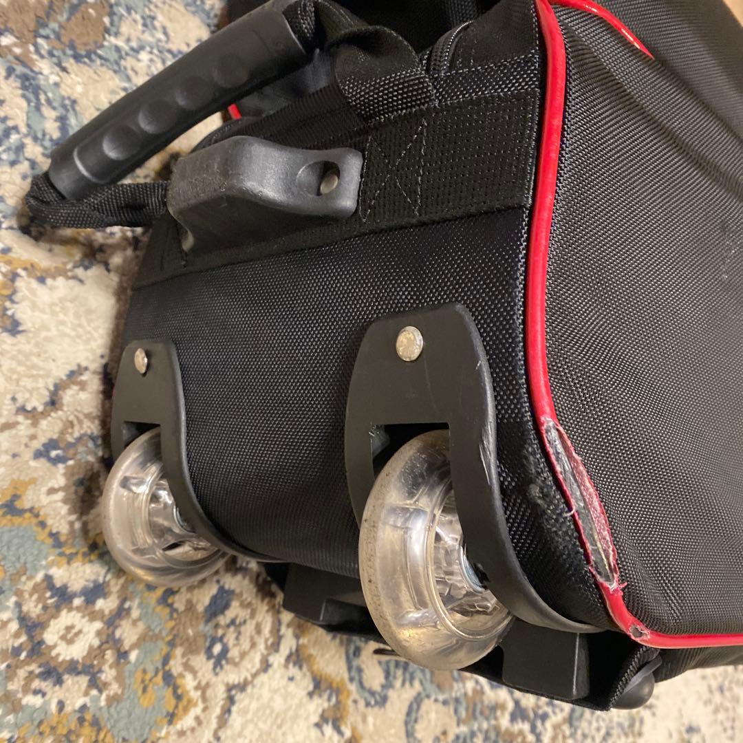 ダブルローラーバッグ BB100 赤黒