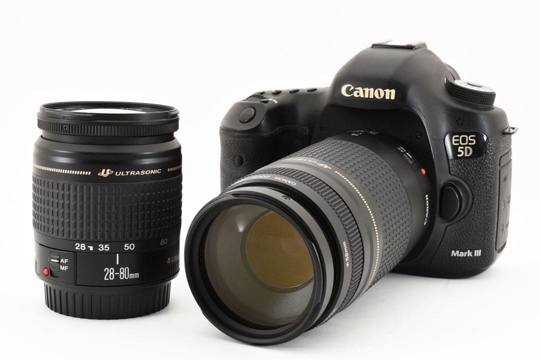 保証/動画☆Canon EOS 5D MarkIII標準&望遠ダブルレンズセット