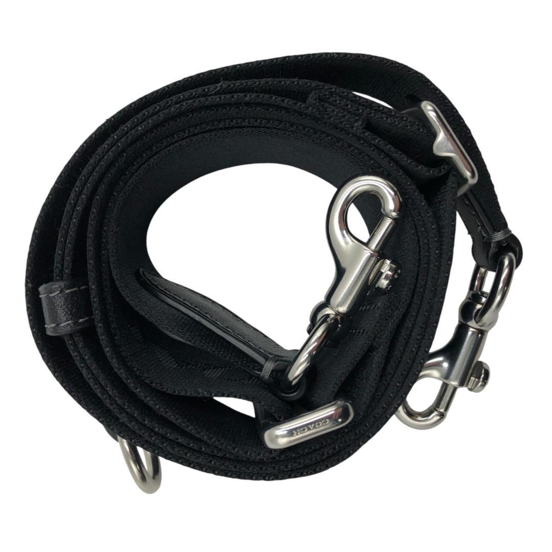 【極美品】COACHコーチ　ブラック　レザー　ショルダーバッグ　２WAY　巾着型