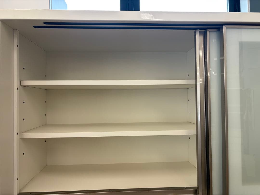 M133　レンジボード　食器棚　カップボード　上下分割可能　幅1400mm