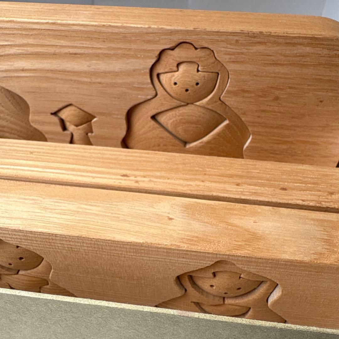 木製 ひな人形 ひな祭り 三人官女 籠 牛車 3段飾り コンパクト 組木 積み木