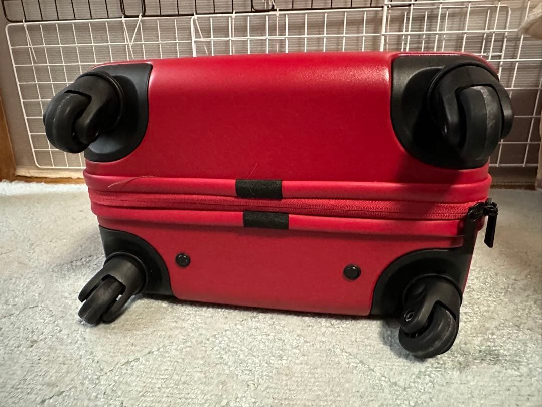 MINI チリレッド ハードシェルキャリーカート