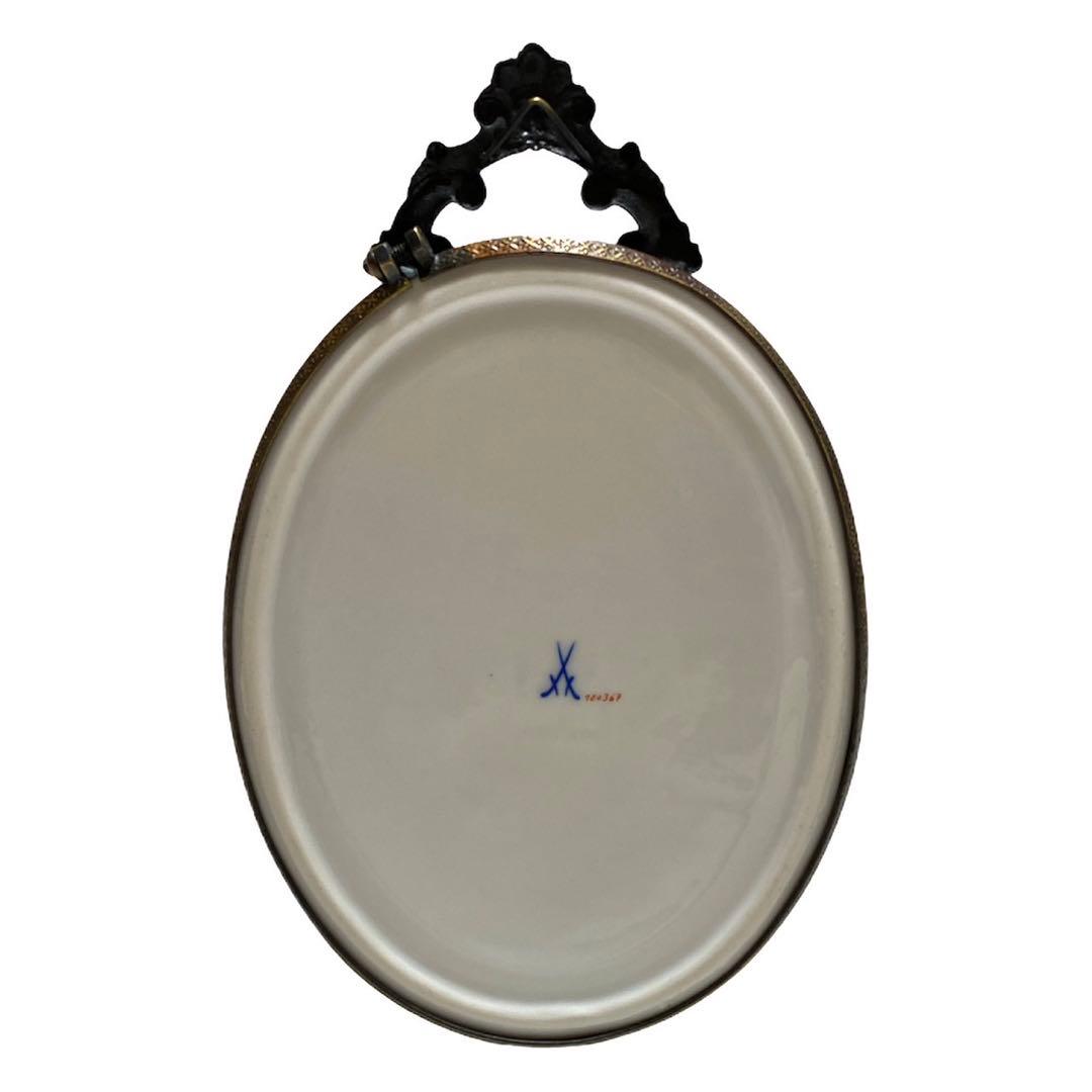 マイセン 猫 壁掛け 飾り絵 プレート