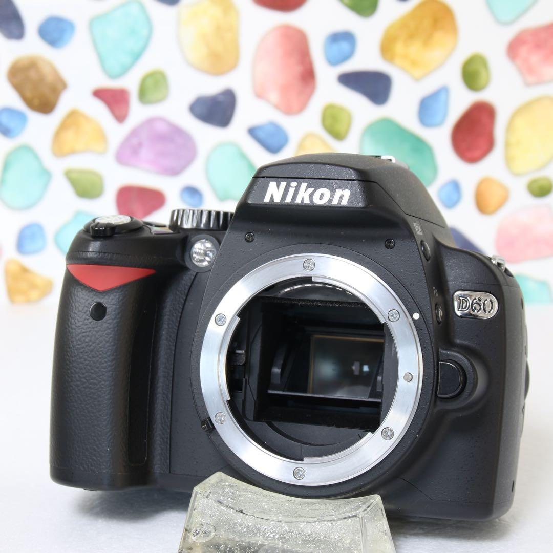 ♥︎◇NIKON ニコン D60 ◇スマホ転送♪ ◇手振れ補正付きレンズキット♪